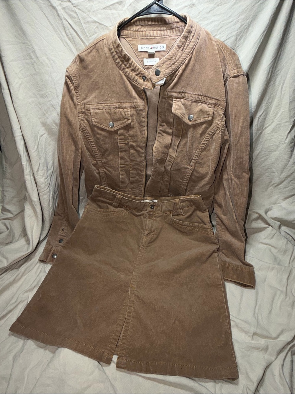 Tommy Hilfiger Women's Corduroy Jacket and skirt set